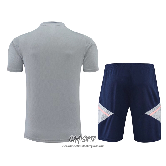 Chandal del Arsenal 2022-2023 Manga Corta Gris - Pantalon Corto